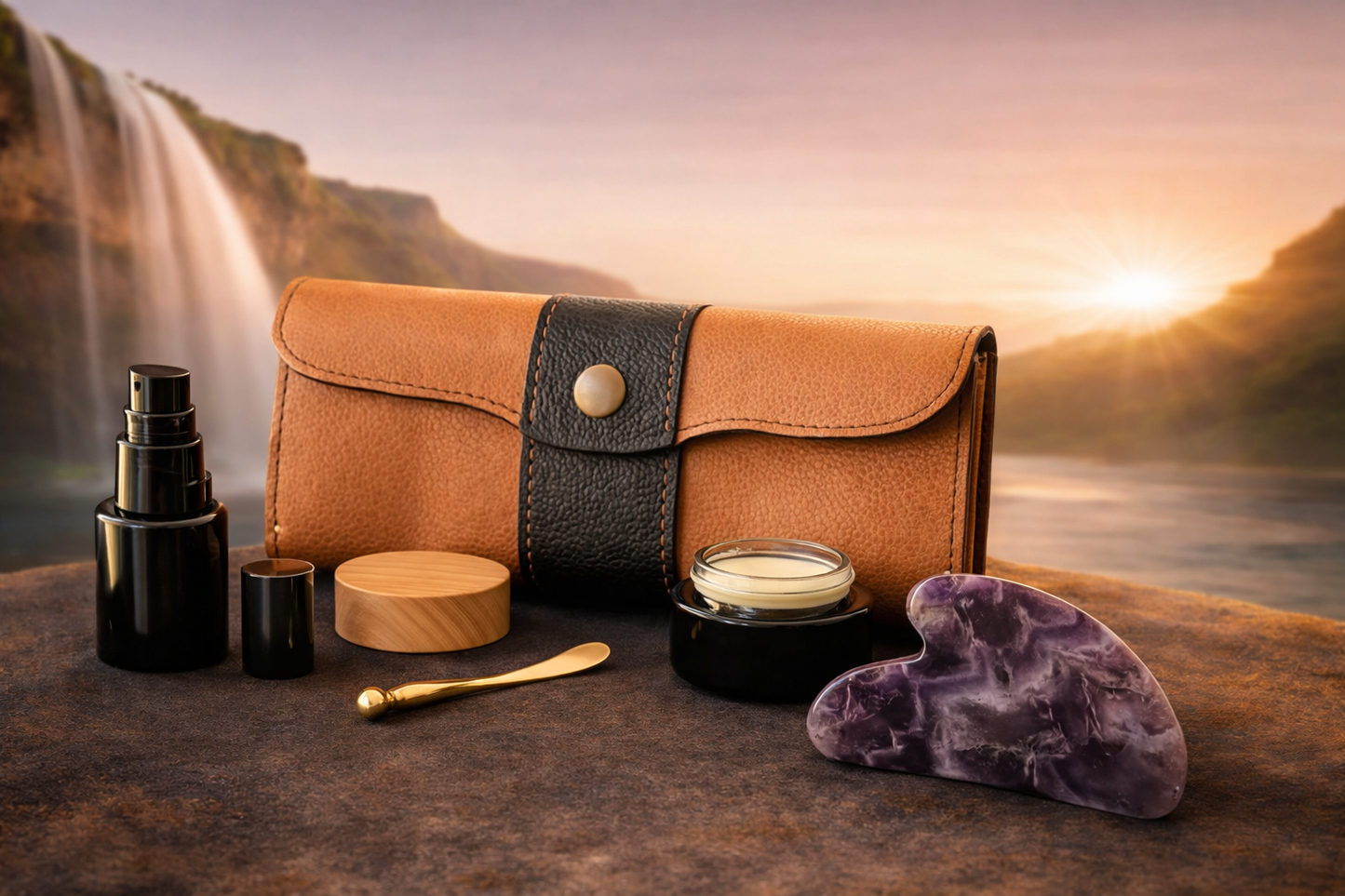 Coffret Signature Authentique , quand l’art de la maroquinerie rencontre l’excellence cosmétique