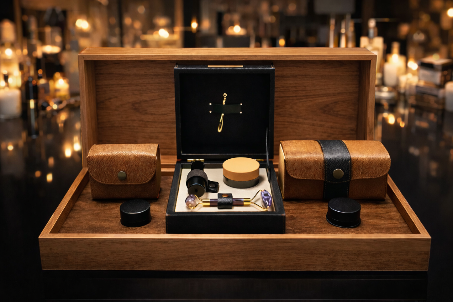 Coffret Signature Authentique , quand l’art de la maroquinerie rencontre l’excellence cosmétique